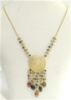 Collana Stocco Gioielli Donna in Oro Tormalina COD489-01 - COD489-01